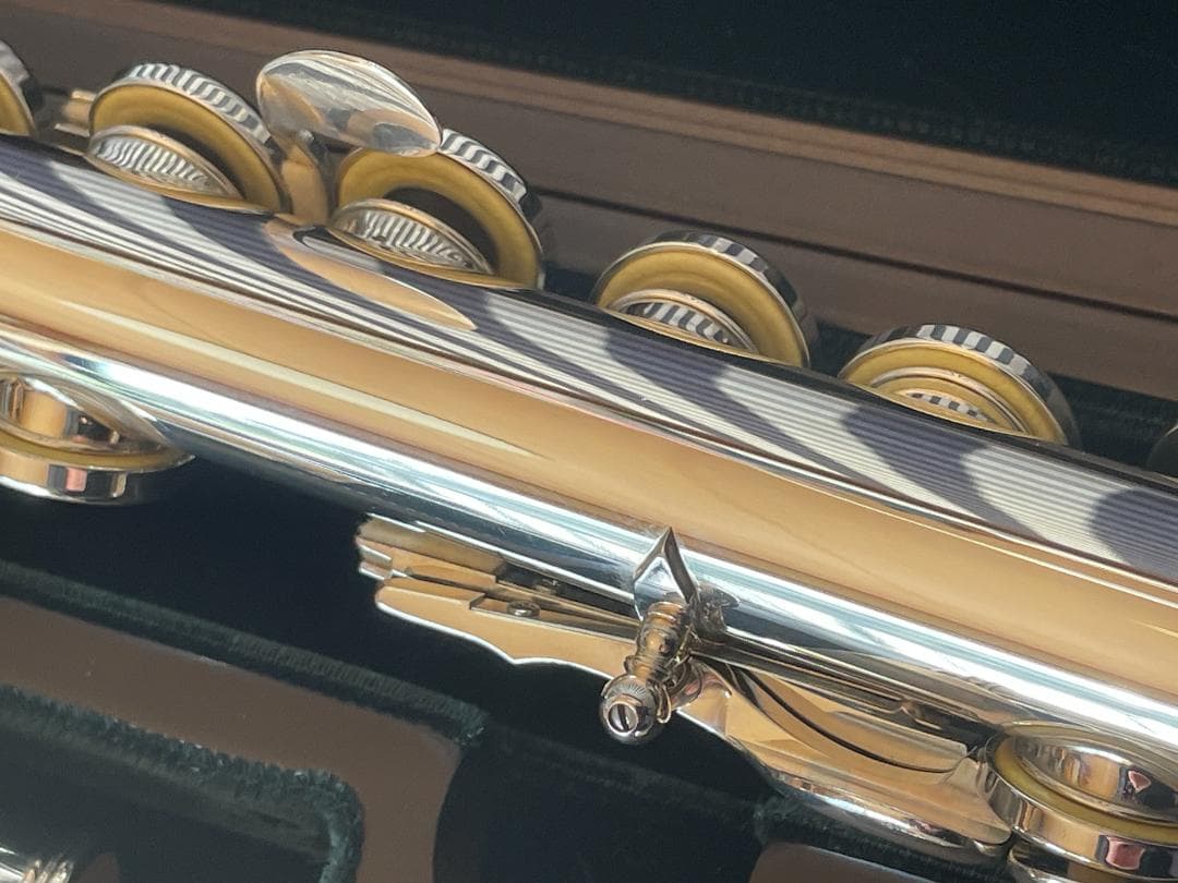 パールフルート Dolce Primo 頭部管Ag970彫刻入り 美品！