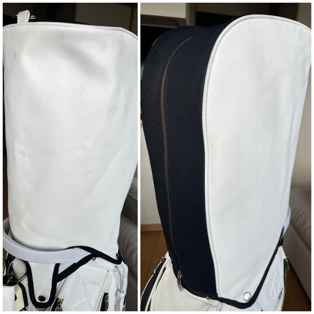 良品♪ニューバランスゴルフ 9.0型 キャディバッグ マットポリウレタン　白