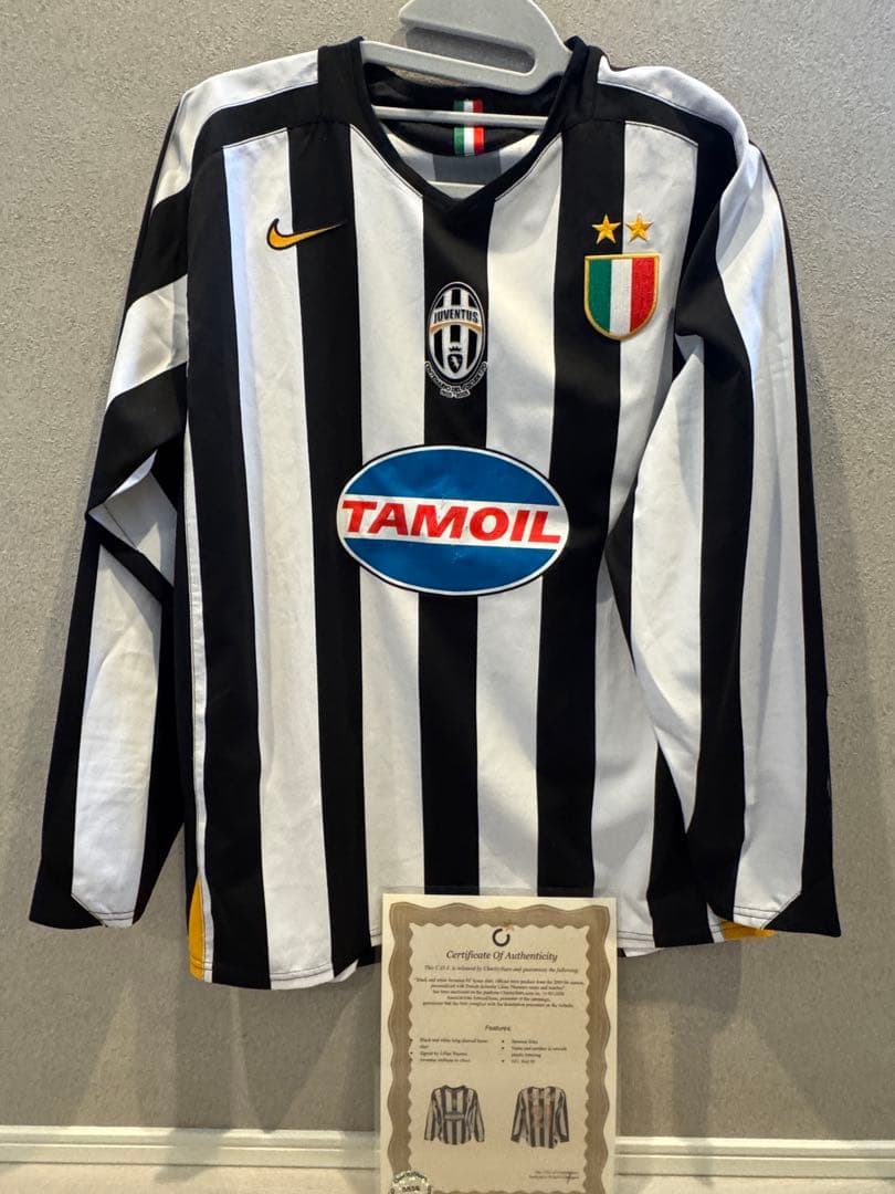 実着用 サイン入りユベントス トゥラム THURAM 21番