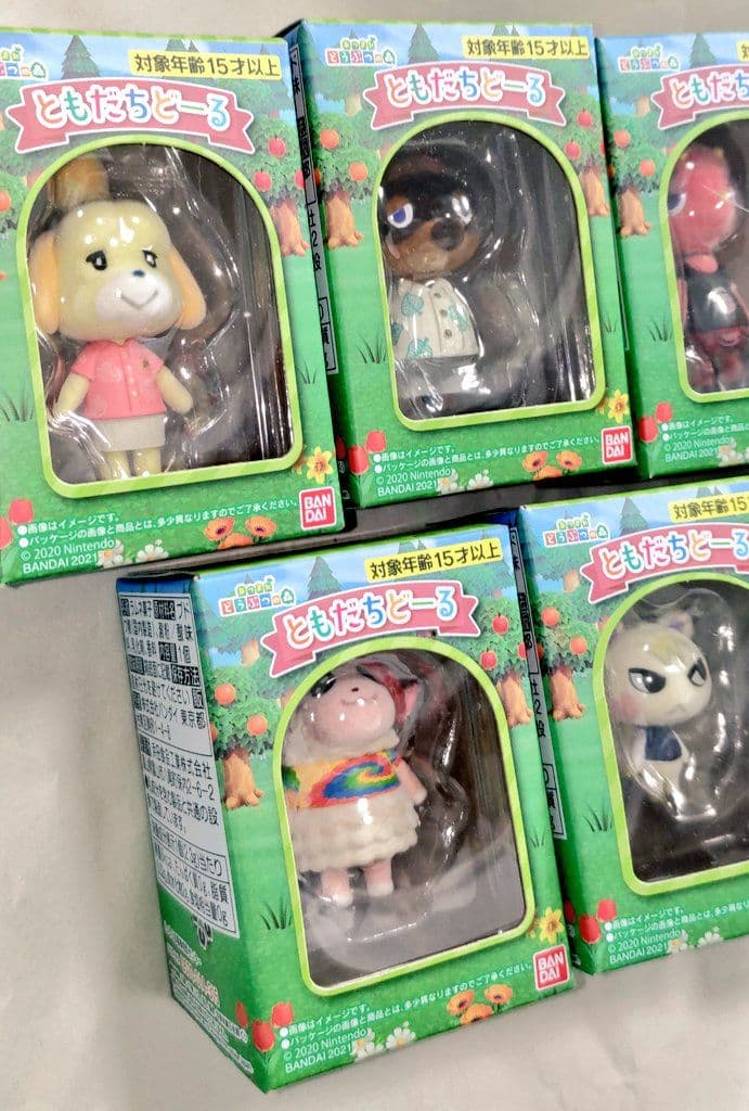 未開封 セミコンプ どうぶつの森 ともだちどーる １弾 ６種セット ラムネのみ無
