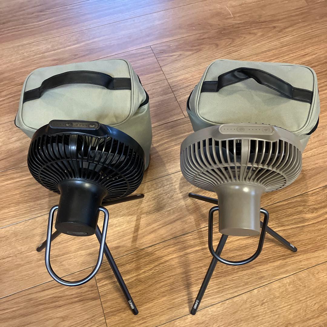 クレイモア v600 ＋ 扇風機 ファン　2個セット　収容バッグ付