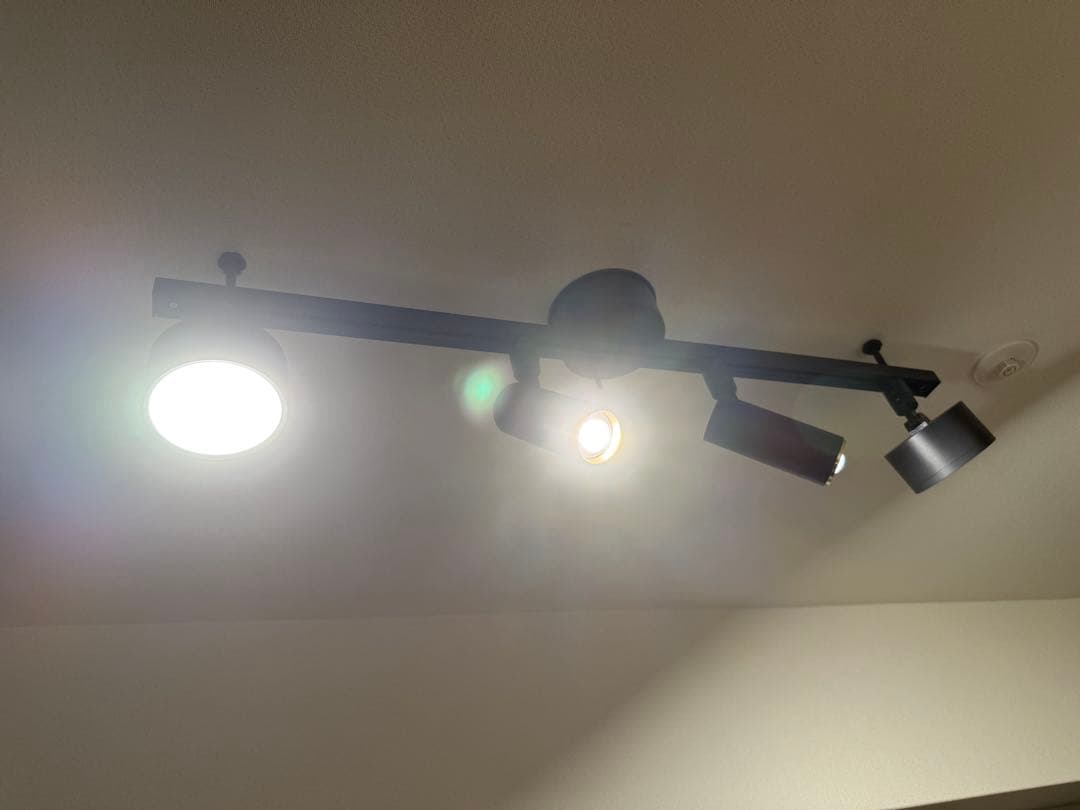 エジソンスマート スポットライト ミニシーリングライト各2個(計4個)、リモコン