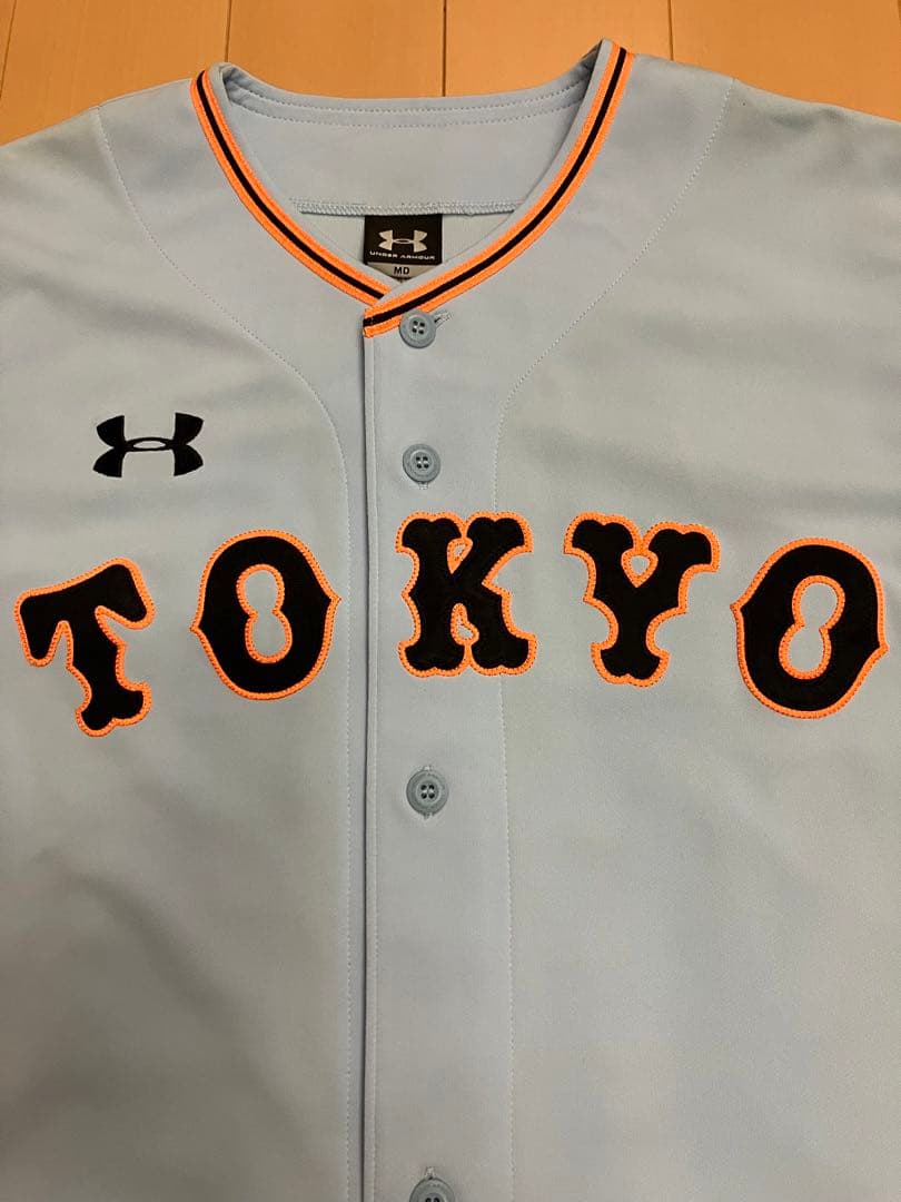 高橋由伸　水色　ブルー　ユニフォーム　読売ジャイアンツ　読売巨人軍