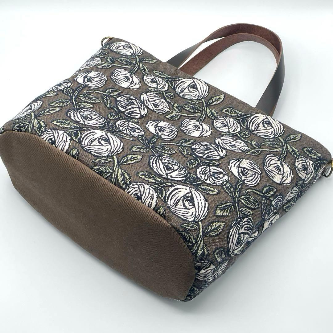 ㊻ミナペルホネン*rosy トートバッグ ハンドメイド