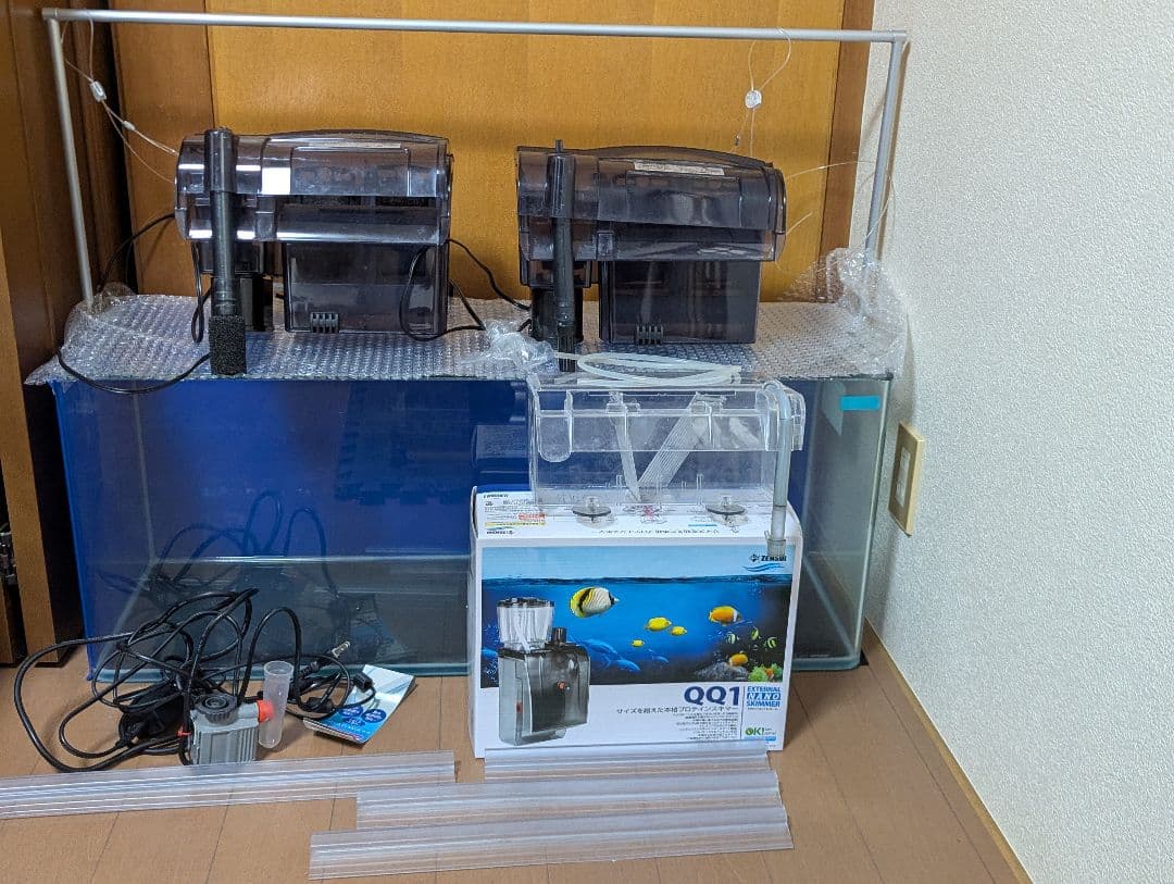 [東京都内・発送不可]海水魚水槽セット レグラス900 QQ1 フィルターBig