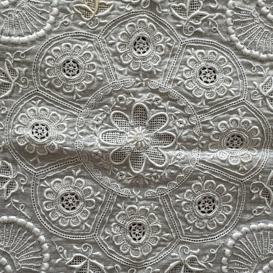 SWATOW ハンカチ　汕頭　手刺繍　鳳凰　スワトウ　花柄　ヴィンテージ