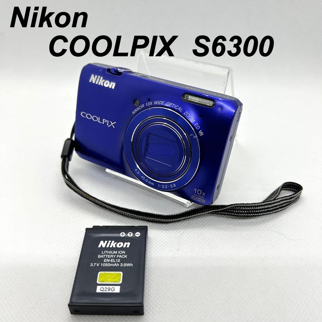 Nikon COOLPIX S6300 ブルー デジタルカメラ