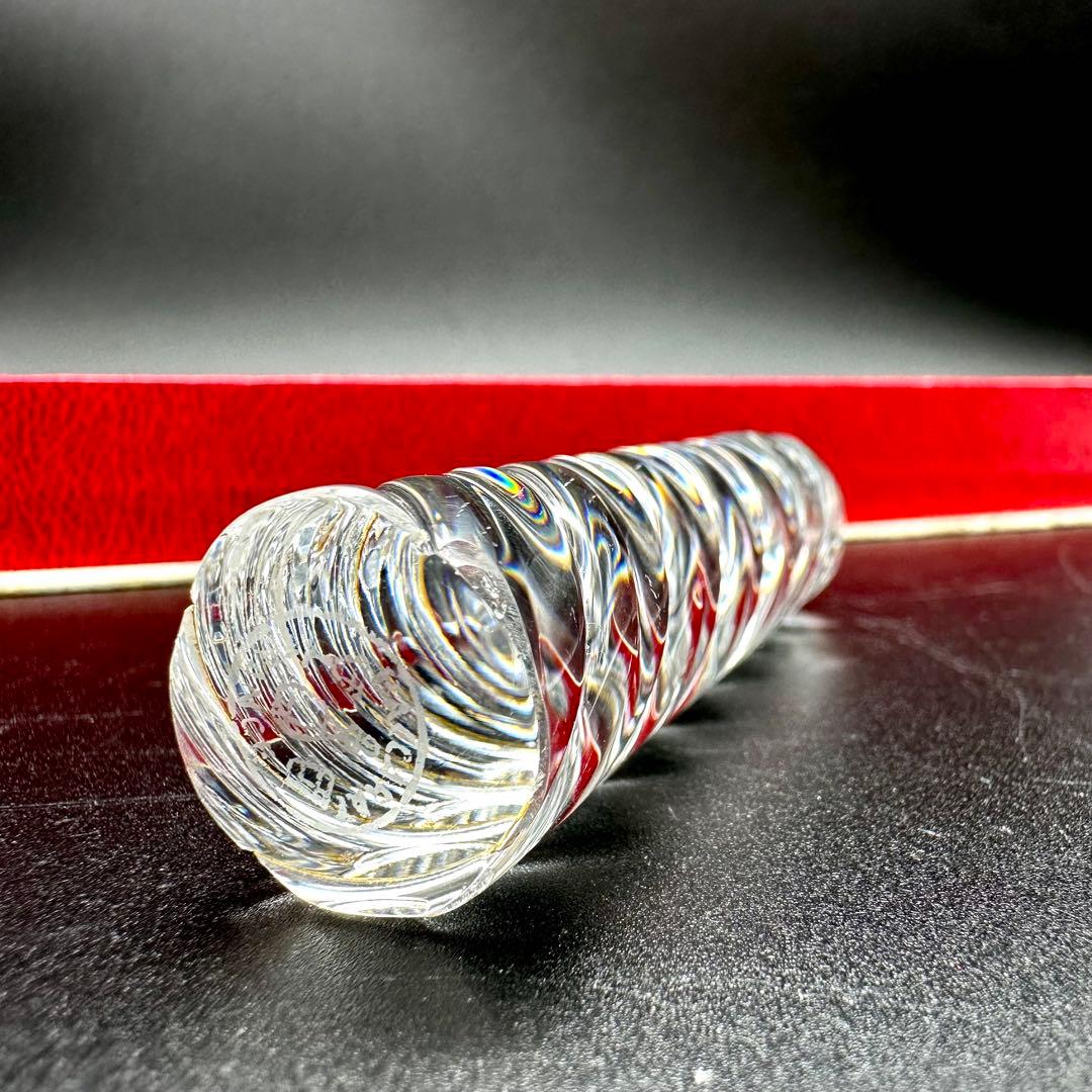 【美品】Baccarat バカラ ナイフレスト バンブー 箸置き12本入り