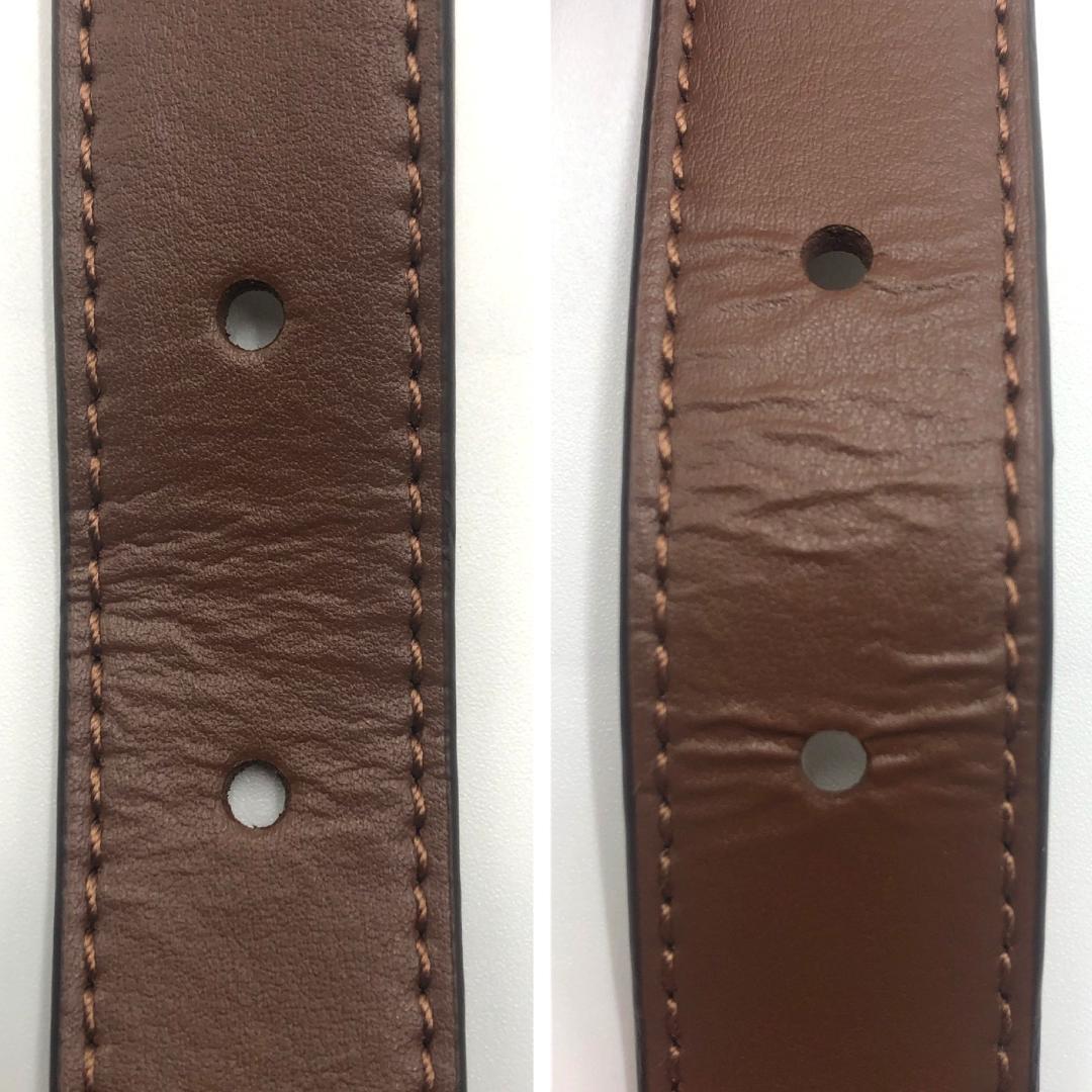 【未使用】COACH　ブラウン　レザー　PVC　ボディバッグ　ウエストポーチ