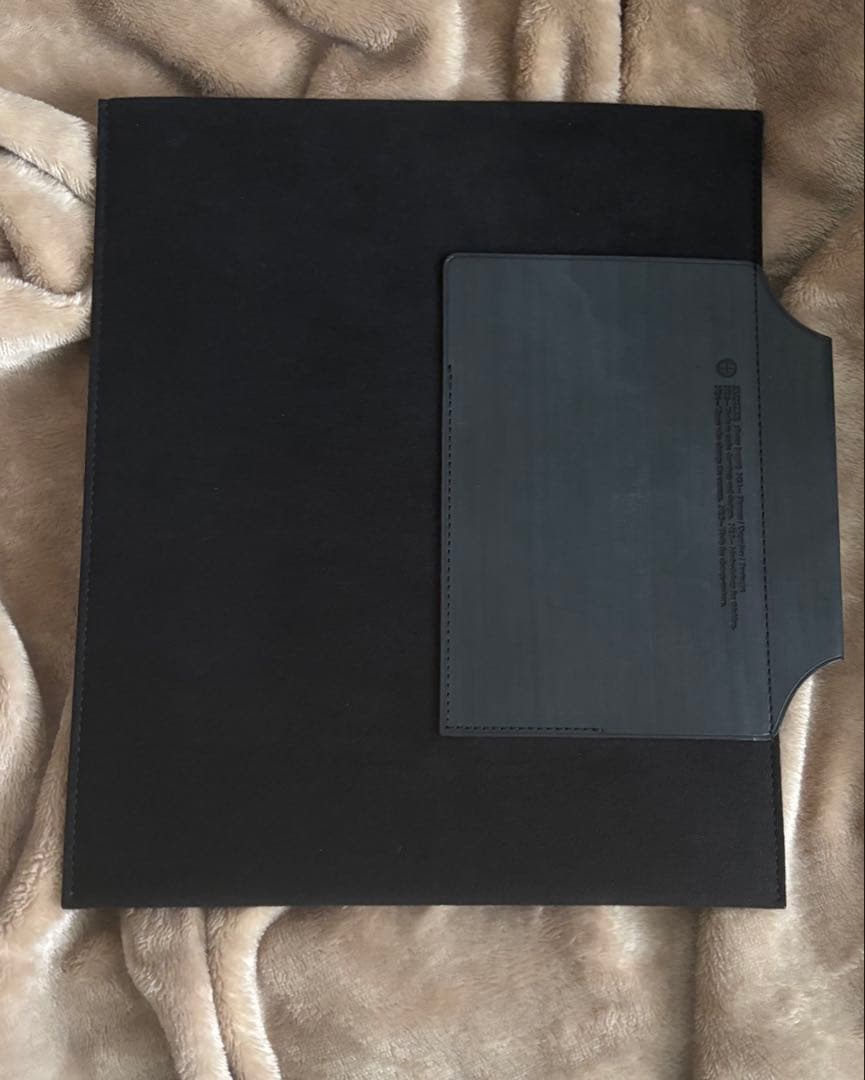 PLOTTER レザーバインダーケース A5サイズ ブラック×ブラック