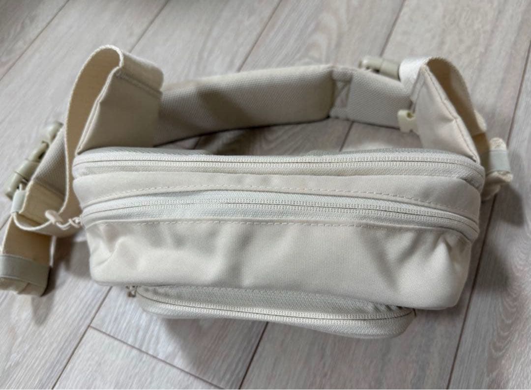 ［美品］POMULU ポムル 2wayヒップシート ナチュラルアイボリー