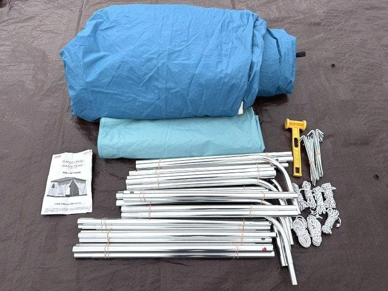 コールマン オアシステント ターコイズ ロッジ型テント 限定デザイン？