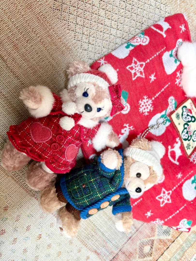 ダッフィーシェリーメイ2018年クリスマス限定ストラップトゥウィンクルウィンター