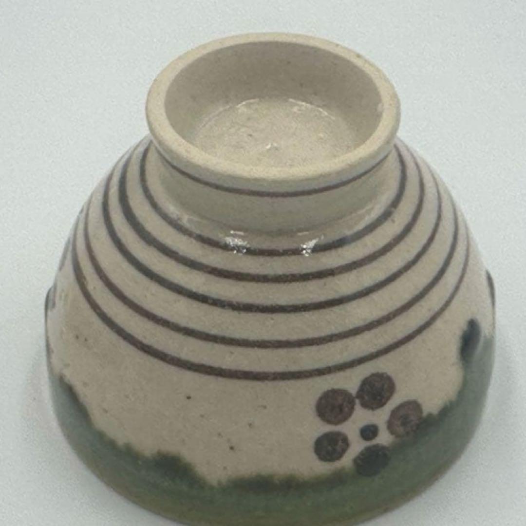 加藤光右衛門作　織部汲み出し茶碗　5客揃　共箱