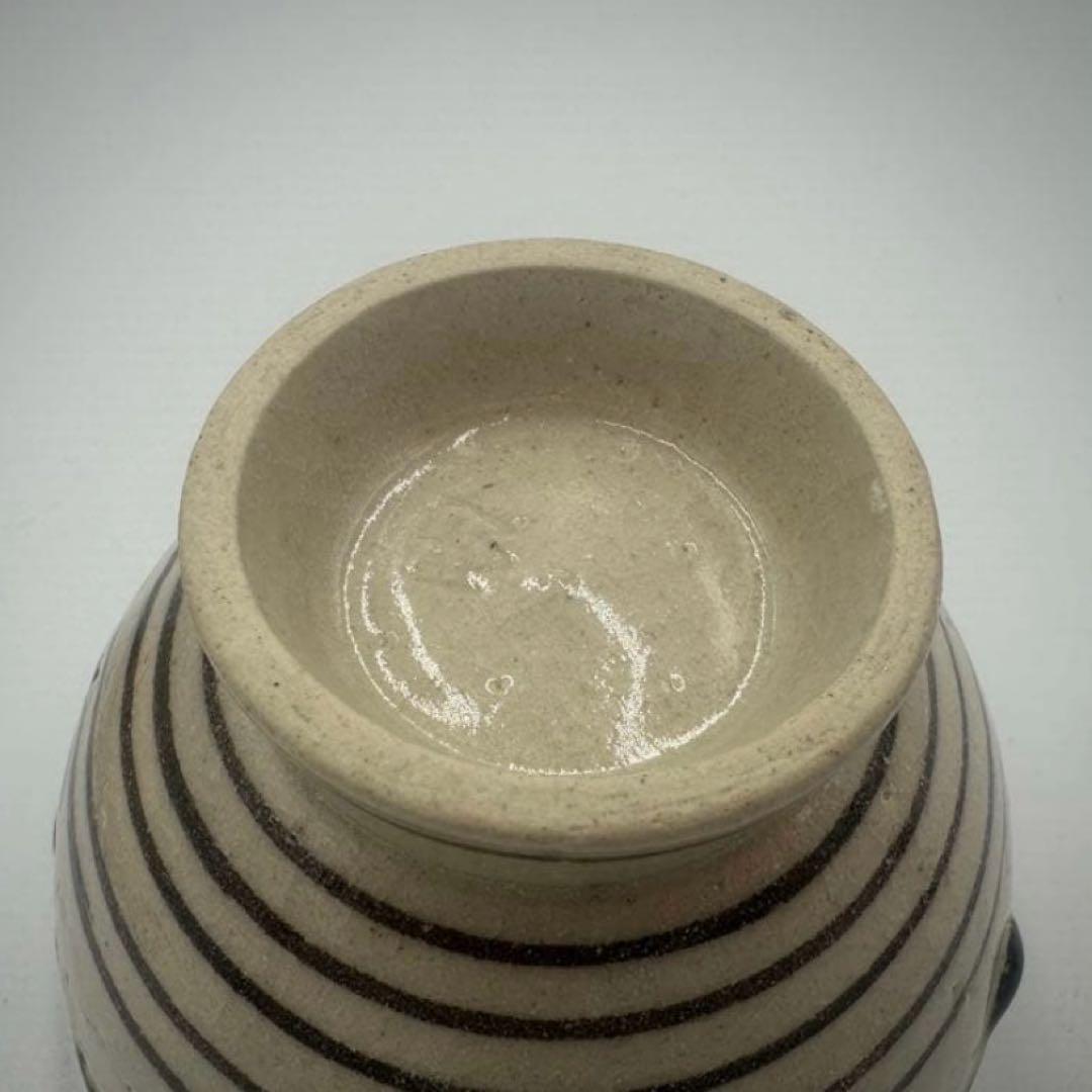 加藤光右衛門作　織部汲み出し茶碗　5客揃　共箱