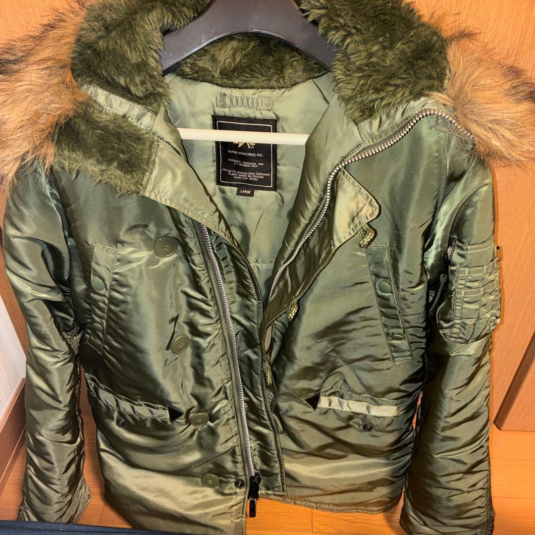 ALPHA INDUSTRIES N-3B フライトジャケット　Lサイズ y2k