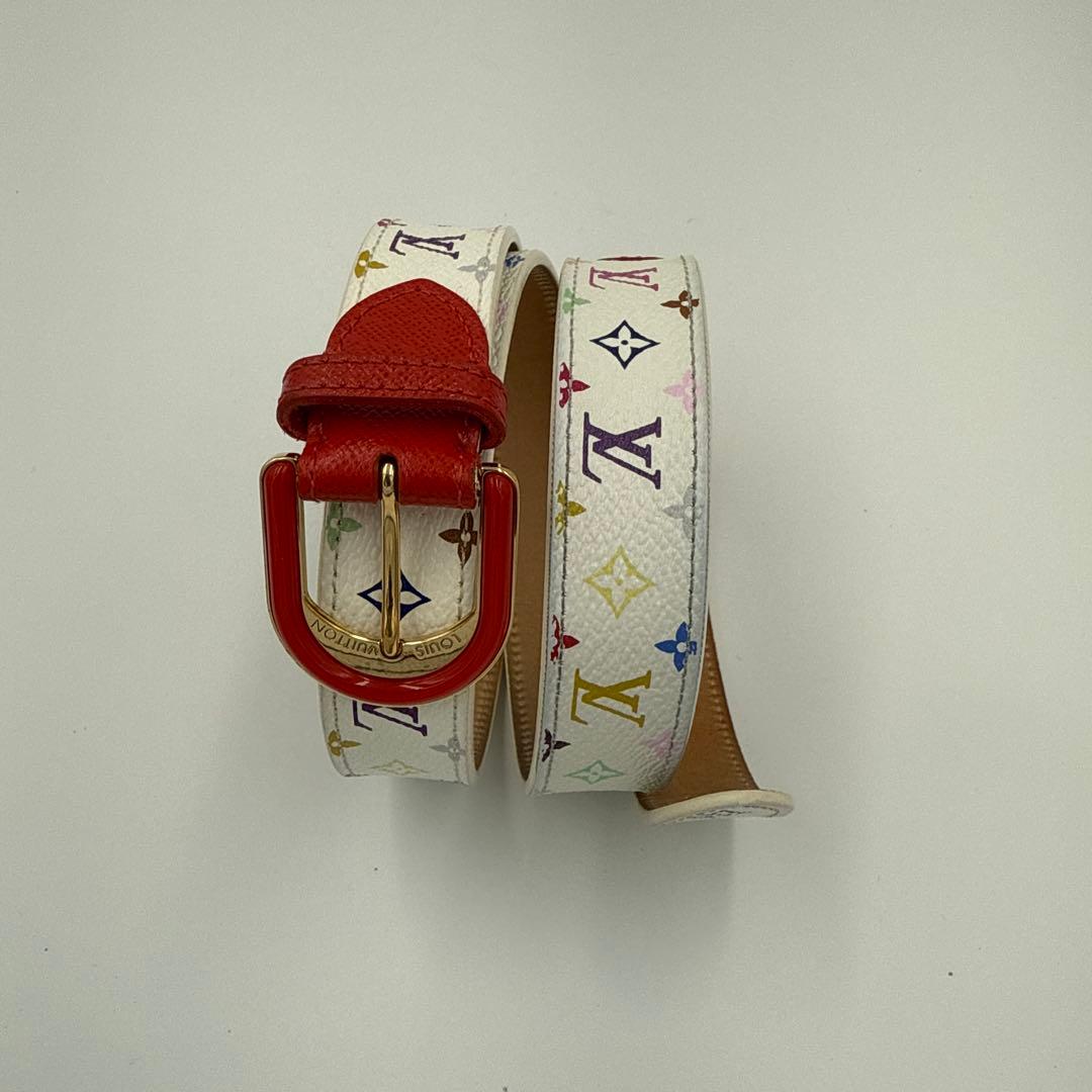 チャコLouis Vuitton モノグラムベルト マルチカラー