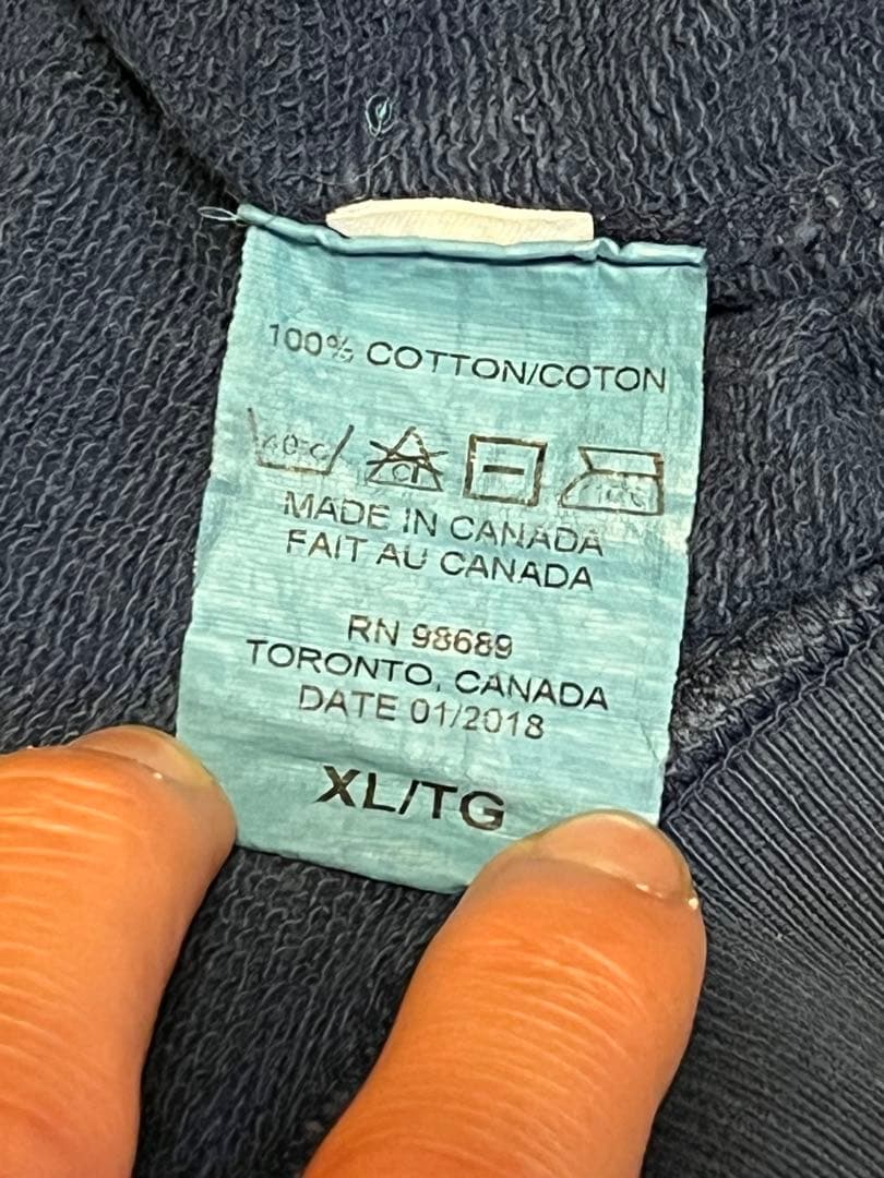 60s Champion ランタグ 復刻 リバースウィーブ スウェット 紺 XL