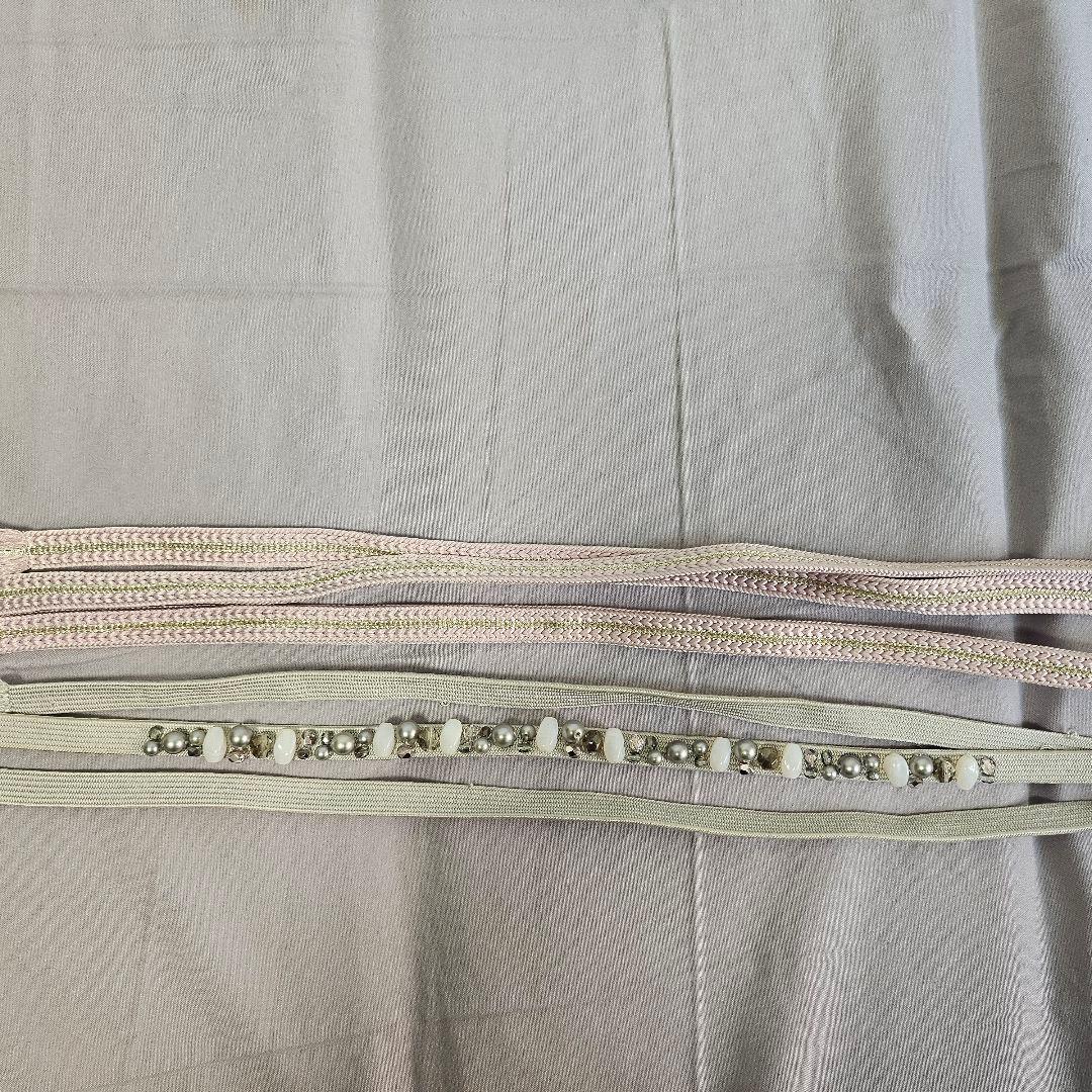 ふりふ浴衣セット【クルエレ浴衣+レース帯+兵児帯2本+飾り紐2本】