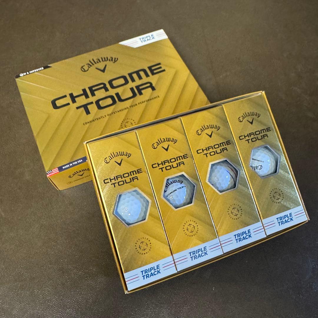 【新品】キャロウェイ　クロムツアー　ゴルフボール　2ダース
