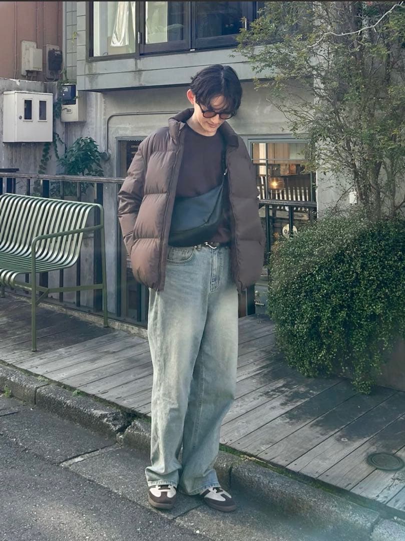 russet ソフトレザーラウンドショルダーバッグ(CE-1326)