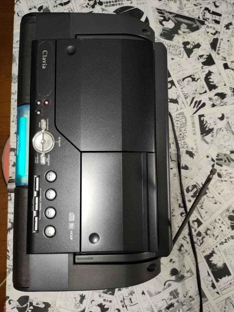 ビクター CD/MDラジカセ Clavia RC-L1MD-B black