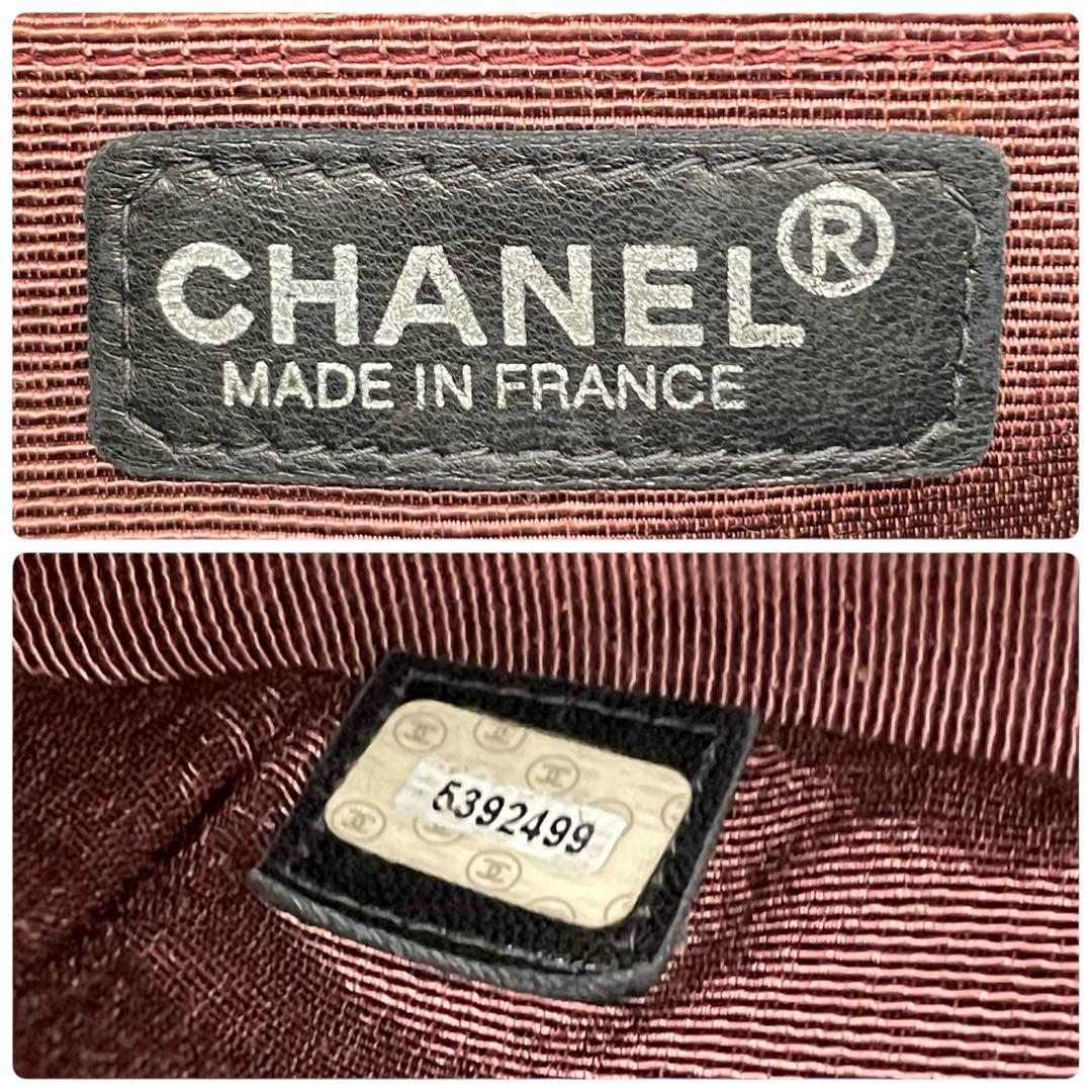 Moonチャン　　　　シャネル ラムスキン レザー ハンド バッグ