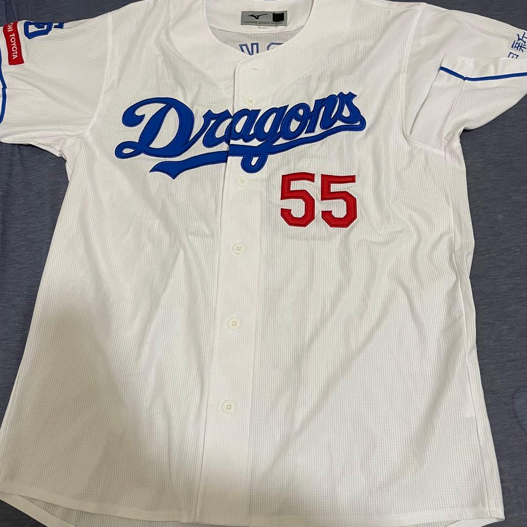 中日ドラゴンズ　細川成也　直筆サインユニフォーム　ホーム　Lサイズ
