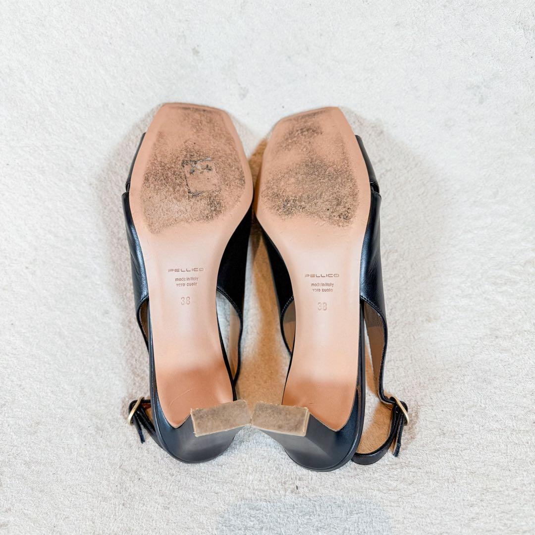 【美品】PELLICO ペリーコ ストラップサンダル 38 オープントゥ 38