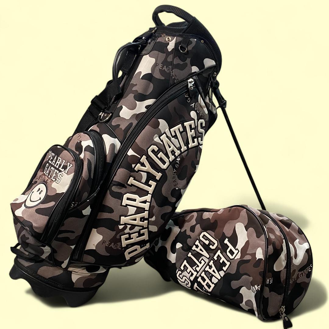 PEARLY GATES パーリーゲイツ スタンド付き キャディバッグ カモフラ