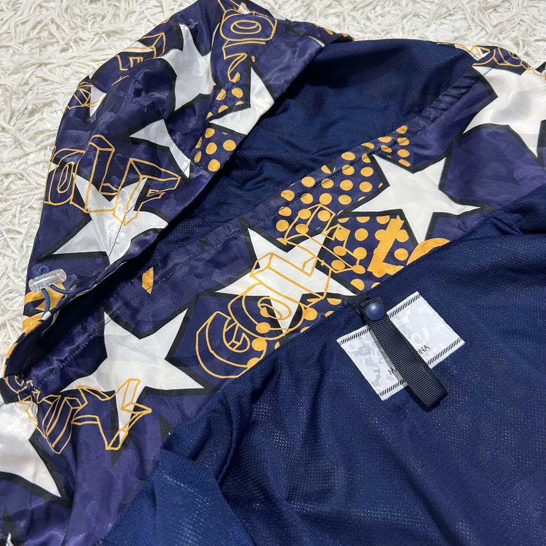 キムタク着用✨美品✨マークアンドロナ ジップパーカー 38 マルチカラー 総柄