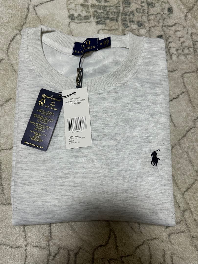 Polo Ralph Lauren スウェット グレー 男女兼用 Mサイズ