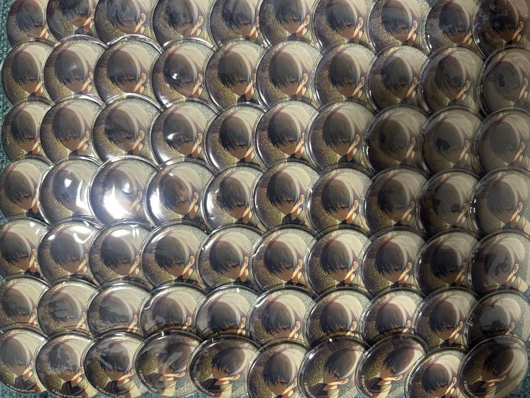 青柳冬弥 冬弥 グリッター缶バッジ グリ缶 4a 70点