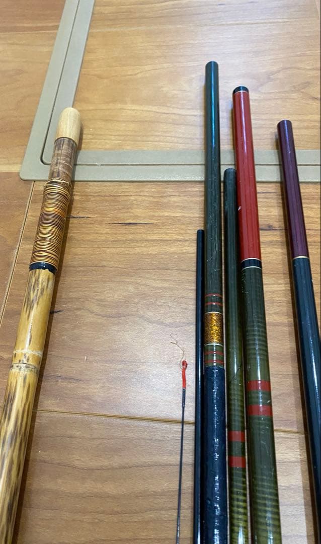 がまかつ　がまへら　へら釣り　ヘラブナ　鯉　渓流　竿　竿掛　竿受　10本セット