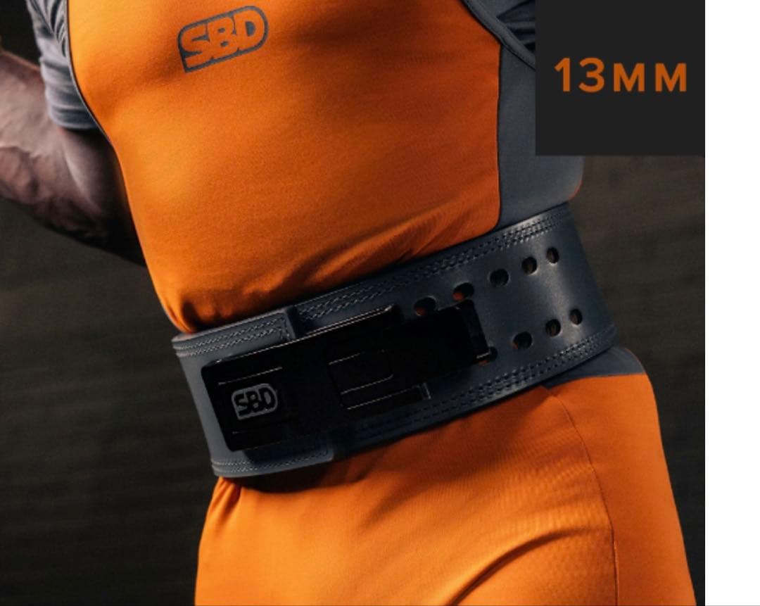 新品未使用 SBD Forge パワーリフティングベルト13mmグレー Sサイズ