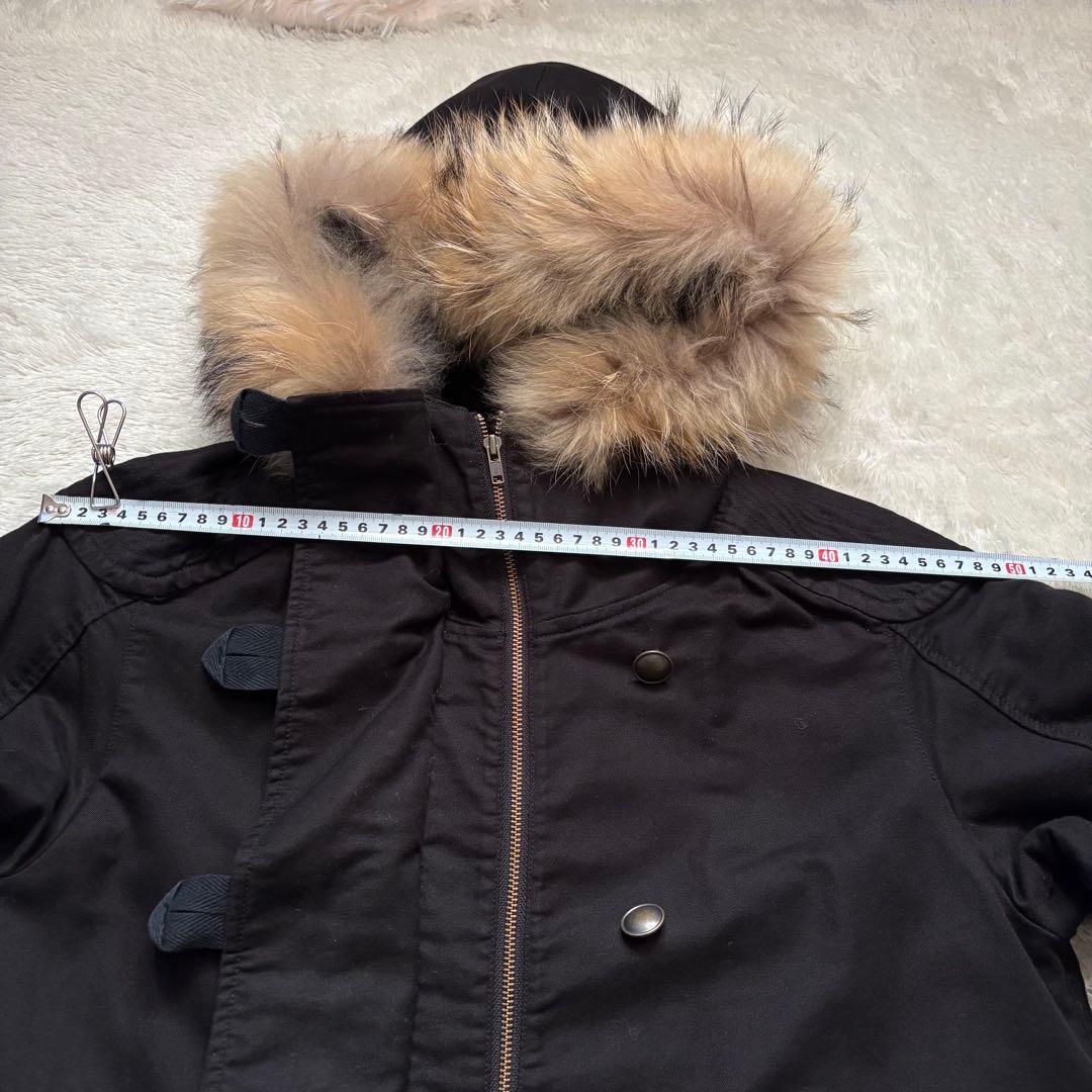 TSUMORI CHISATO ツモリチサト フードモッズコート ファー ボア