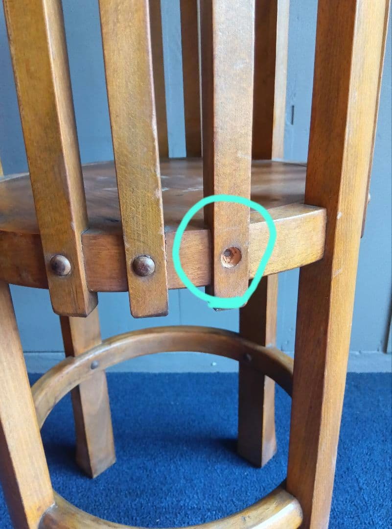 木製手炙り火鉢台　レトロ　ヴィンテージ　昭和　観葉植物