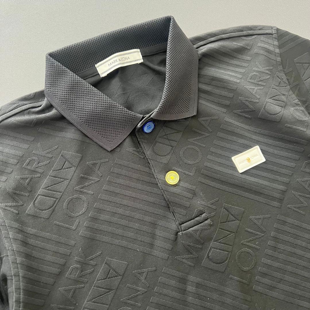 MARK&LONA マークアンドロナ　セットアップ　総柄　ロゴ　メンズ　ゴルフ