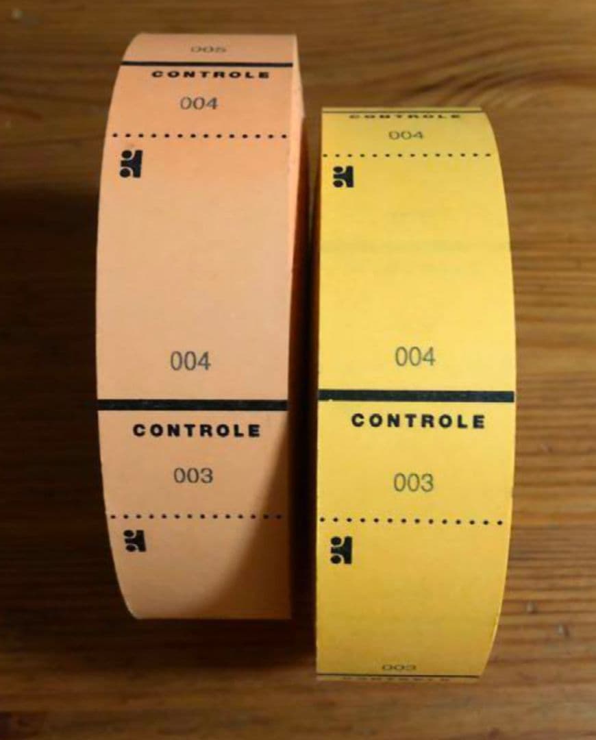 海外ロールチケット オランダ 3色 新品・未使用品 モモタロウ様