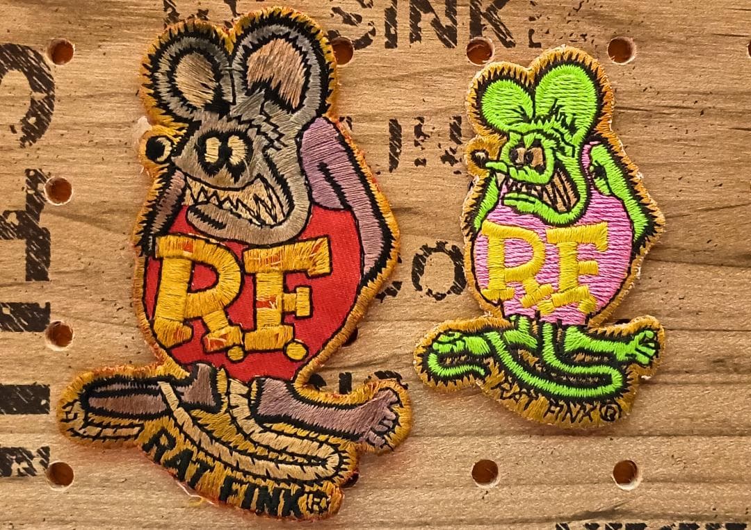 ラットフィンク ピンバッジ 缶バッジ ワッペン 9点セット RATFINK