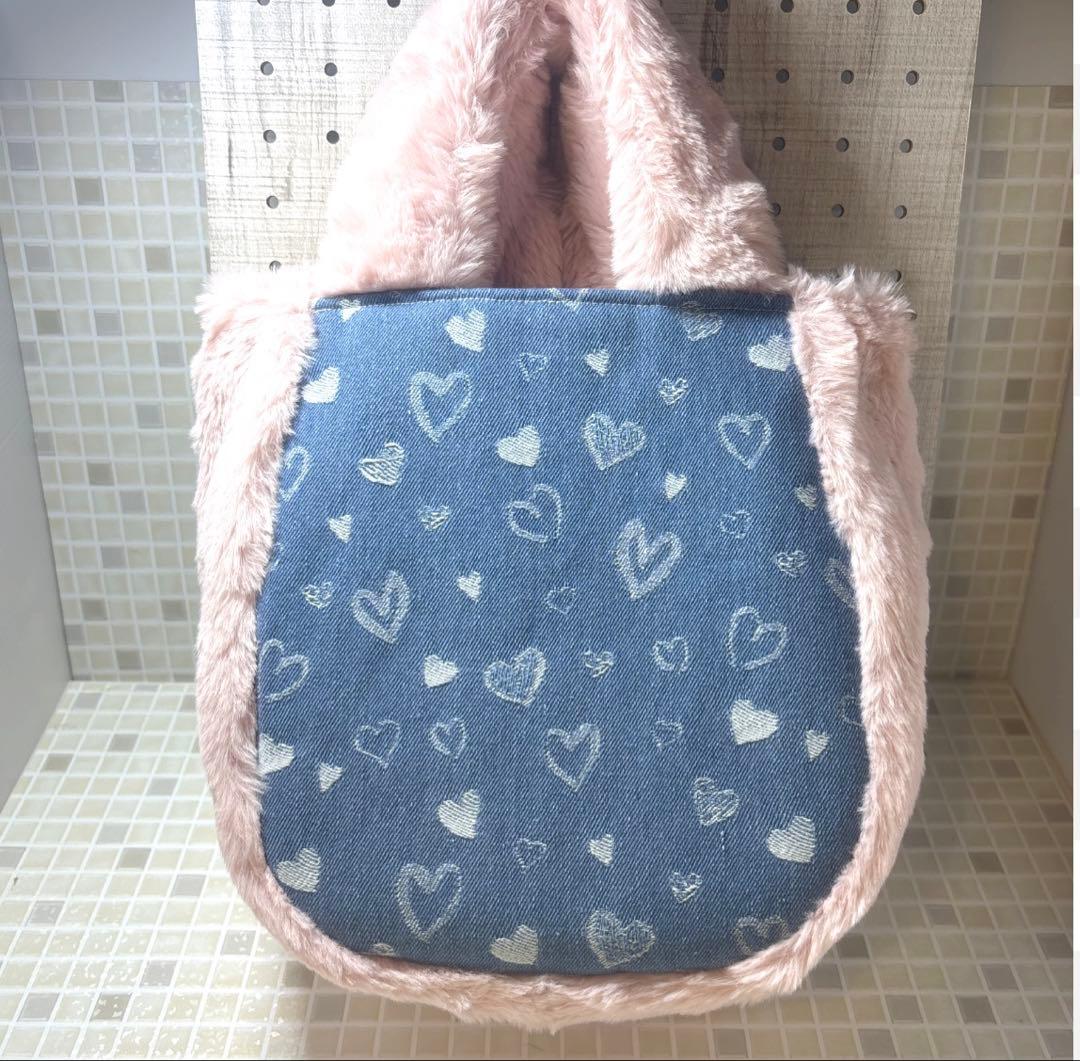 K*8様 コヤンイサムチョン★ふわふわトートバッグ　ピンクうさぎちゃん着ぐるみ
