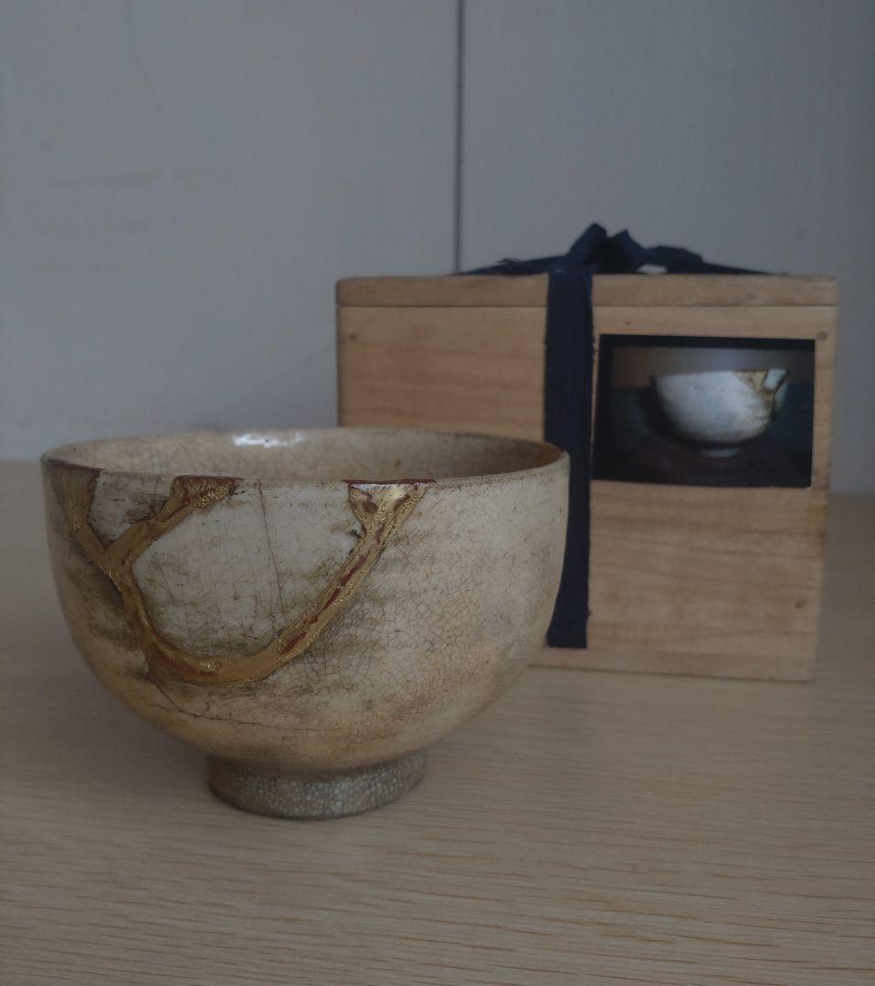 【伝世　古萩　江戸初期】李朝　高麗青磁　青井戸　茶盌　茶碗　李勺光　李敬　桃山陶