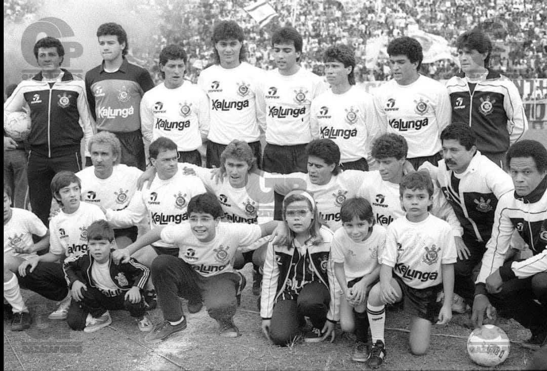 ミ*ル様 クラブ支給品　コリンチャンス1987実使用 ＆ クラブ公認ジャージ上下