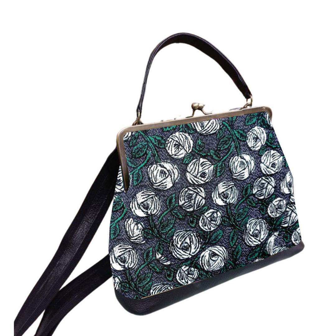 【ご確認用】ロージィー２４ｃｍがま口２Wayショルダー