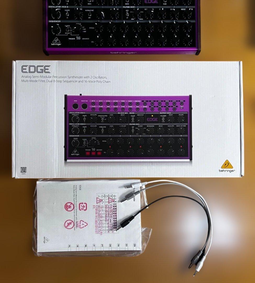 BEHRINGER EDGE セミモジュラーシンセサイザー・DAW・DTR