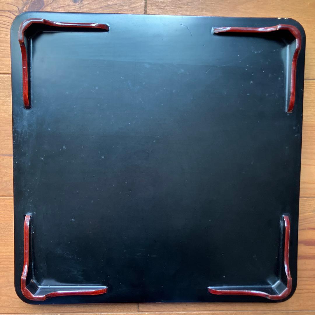 お膳　お盆　塗り物　四膳