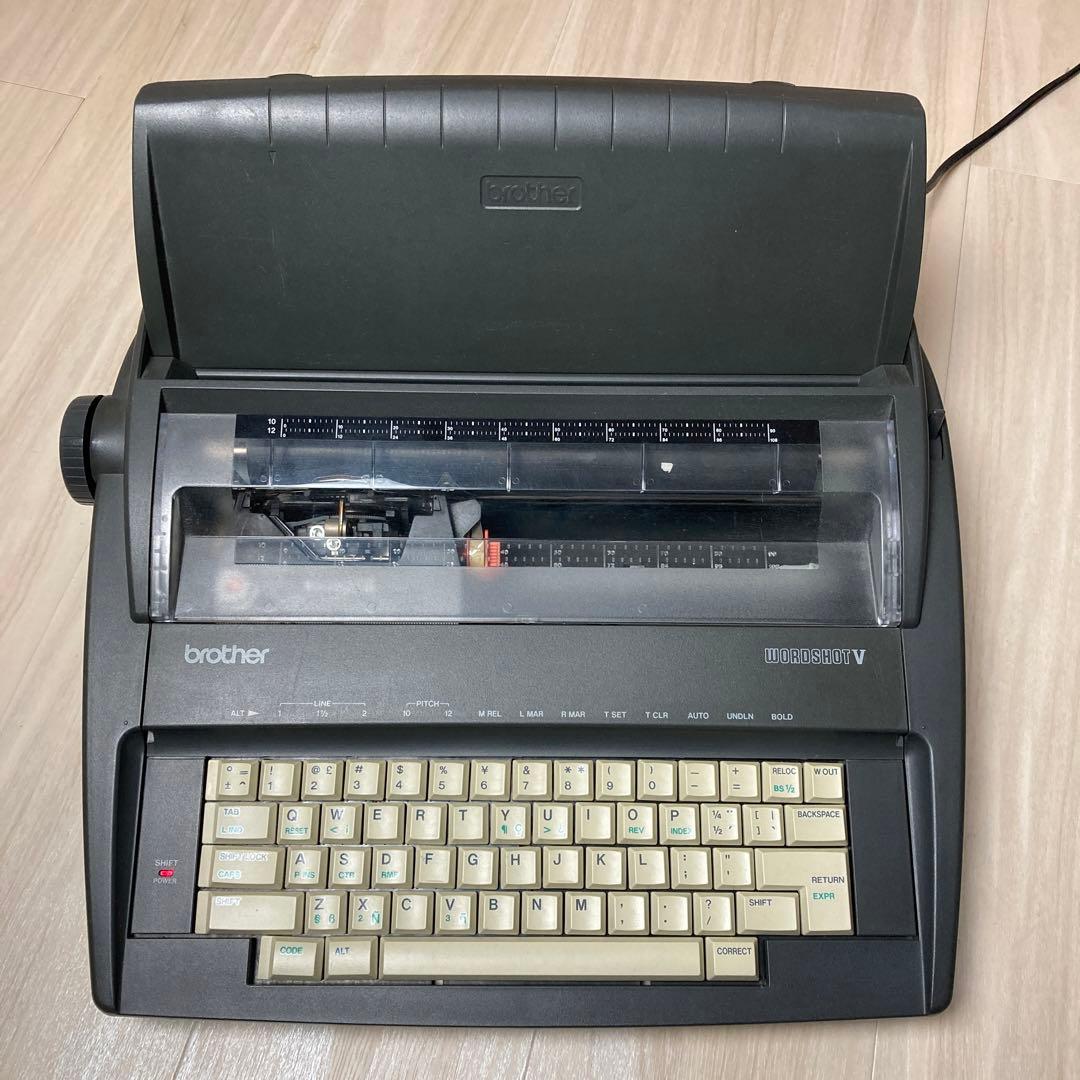 brother 電子タイプライター WORD SHOT V 動作品