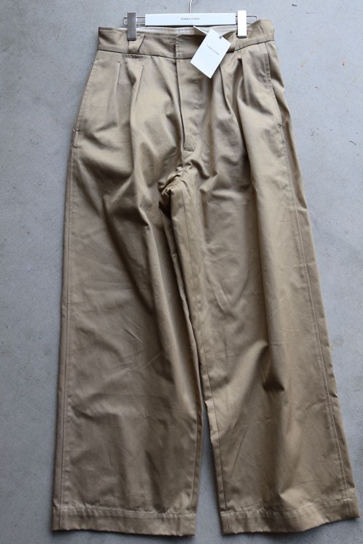 FUMIKA_UCHIDAチノパン 2タックパンツ 38