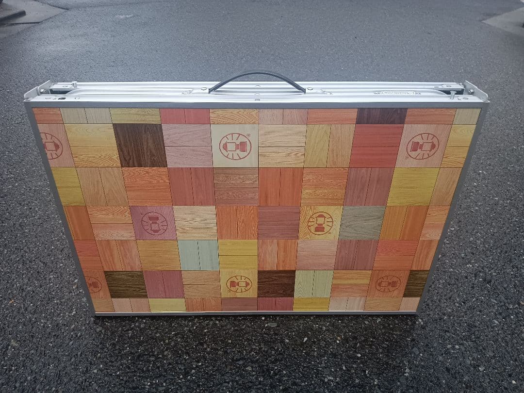 【Coleman】ナチュラルモザイクリビングテーブル/140 ②