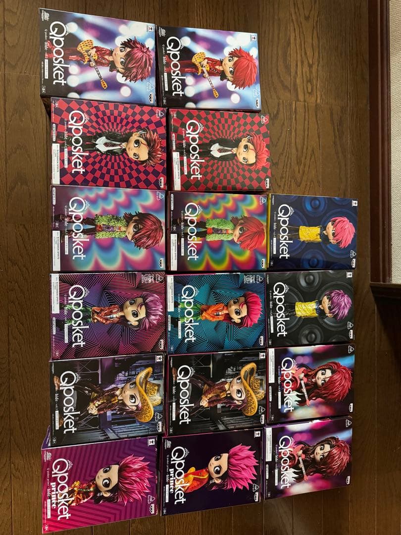 HIDE Qposket フィギュア ノーマル メタリックコンプ 16体セット